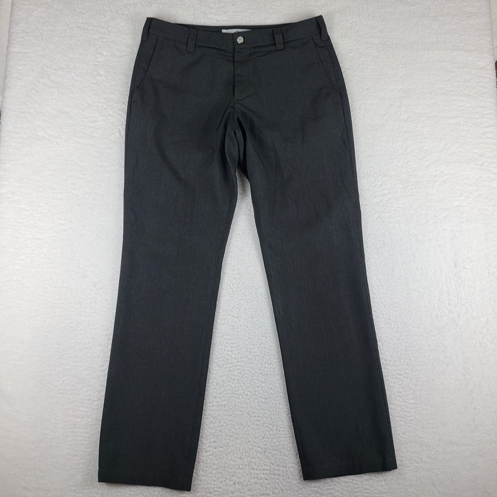 Bluffworks‎ Pants Mens 34x34 Dark Gray Relaxed Fit Straight Performance Tech